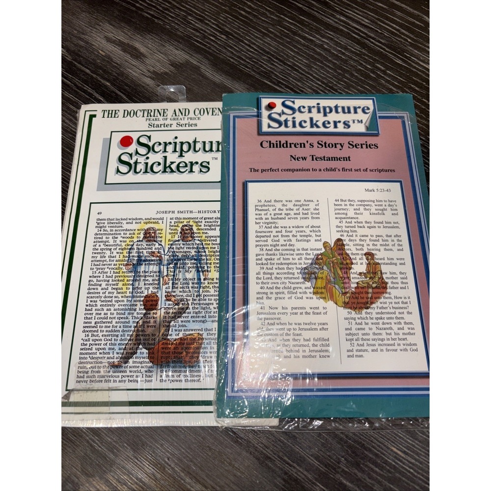 Scripture Stickers Lot‎ Of 2